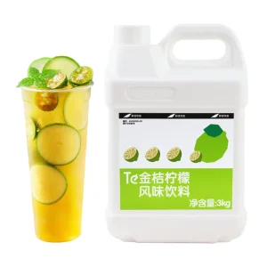 Concentrated Kumquat Lemon Juice Flavored Bottle Milk Tea & Fruit Tea Beverage