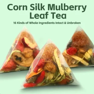 Corn Silk Mulberry Leaf Herbal Tea 10g X 30 Tea Bags Support Healthy Blood Sugar Lipid Blood Pressure Balance Metabolic Wellness