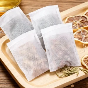 Cost Effective Custom Printed Disposable String Equipped Food Safe Non woven Herbal Medicine Filter Tea Bag