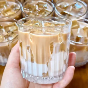 Creative Iced Matcha Latte Candle Handmade Coffee Milk Tea Soy Wax Scented Candle for Home Decor Birthday Xmas Thanksgiving Gift