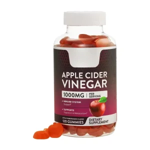 Cross Border Adult Apple Cider Vinegar Gummy Candy Not for Pregnant Women Improved