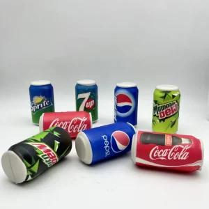 Cross-border Food-themed Slow-rebound Cola Sprite Can-shaped PU Squishy Toys Stress-relief Playthings