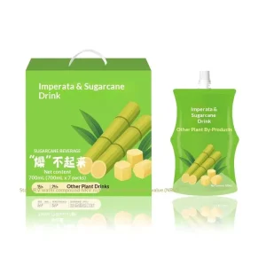 Cross-border OEM Processing Bamboo Sugarcane Concentrated Fruit Juice Drink Big Meal Savior Boxed