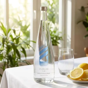 Custom 330ml 750ml 500ml Glass Water Bottle with Custom Logo Beverage Soda Mineral Water Bottle in Hotel Restaurant