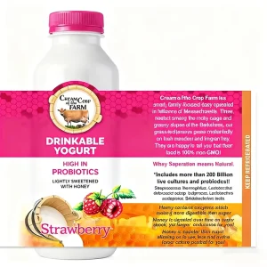 Custom Adhesive Bopp Food Frozen Beverage Packaging Yogurt Cup Plastic Bottle Labels Stickers