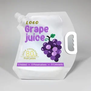 Custom Design Flat Bottom Squeeze Chilli Garlic Sauce Pouch Beverage Drinking Grape Juice Milkshake Jelly Spout Gravure Printing