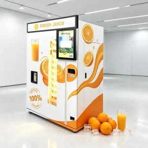 Custom Exterior Appearance Smart Orange Juice Vending Machine