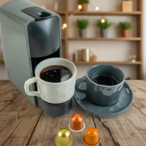 Custom Food Grade Coffee Pods Empty Coffee Capsules Disposable Espresso Degradable Coffee Capsule Refill K Cup with Foil Lids