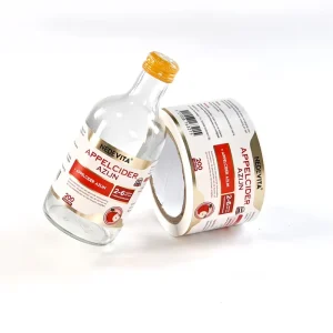 Custom Labels for Apple Cider Vinegar Bottles Waterproof Oil-Resistant Customized Sticker Labels