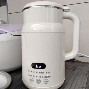 Custom Mini Electric Soybean Milk Machine Mechanical Control Automatic Multi Functional Stainless Steel 1000ml Heat Preserving