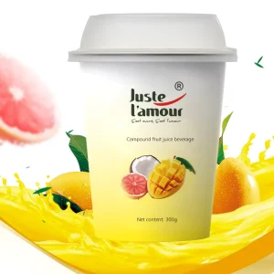 Custom Private Label 300g Cup Mango Compound Fruit Juice Beverage