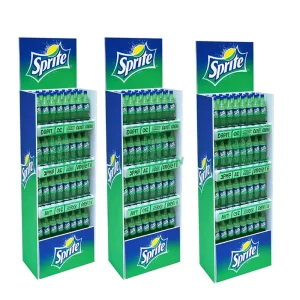 Custom Retail Supermarket PVC Display Stand PVC Product Display Rack Drink PVC Display Stand