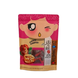 Custom Self supporting Plastic Food Composite Packaging Bag Dried Fruit Food Biodegradable Packaging Bag