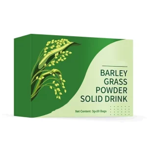 Custom Service Barley Grass Powder Solid Drink 3g*20 Bags Powder Drink