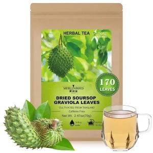 Custom Soursop Herbal Tea Dried Herb Soursop Loose Leaves Tea 70g per bag