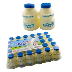 Custom Yogurt Bottle Shape Sweet Milk Flavour Suck Jelly Drink