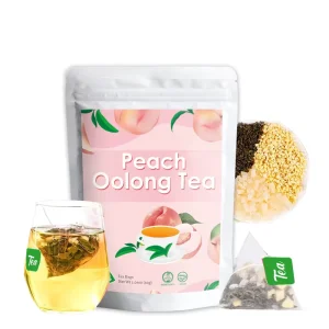 Customizable Label Pure Natural Caffeine Free Stash Tea Tea Oolong White Peach