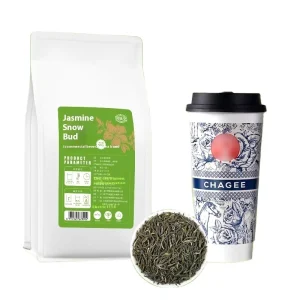 Customizable Pack of Strong Jasmine Snow Sprout Green Exclusive Milk Tea Ingredients Bag Packaging for Bubble Tea