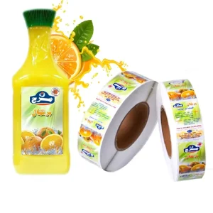 Customize Detox Orange Adhesive Green Juice Bottle Private Labels private Label Healthy Peach Grape Juices