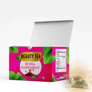 Customized Herbal Skin Glow Tea for Adults 100% Natural Plant Based Sugar Free