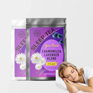 Customized Herbal Sleep Tea Mental Health Anxiety Chamomile Herbal Tea for Sleeping