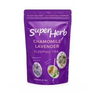 Customized Relaxing Sleep Tea Herbal Sleep Tea Blend with Lavender & Chamomile Private Label Herbal Sleep Aid Tea