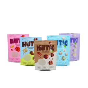 Customized Stand up Top Zipper Dried Fruit Food Package Pouch Peanut Walnut Bag Pine Peanuts Mixed Cashew Nuts Packaging