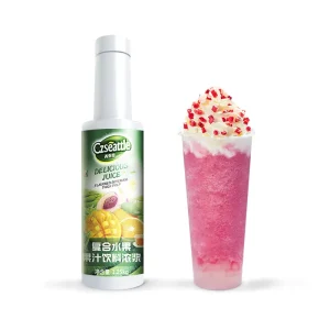 Czseattle Compound Fruit Juice Flavored Drink & Beverage Concentrated Fruit Juice Syrup for Bubble Tea Beverages