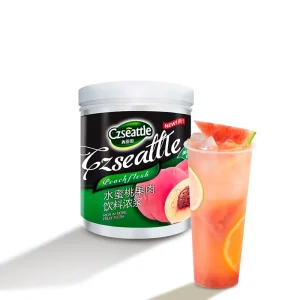 Czseattle Honey Peach Fruit Jam Drink & Beverage Concentrated Fruit Jam Pulp for Fruit Tea Ingredients