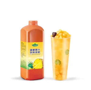 Czseattle Pineapple fruit juice syrup flavored drink & beverage fruit juice concentrate for fruit tea bubble tea ingredients