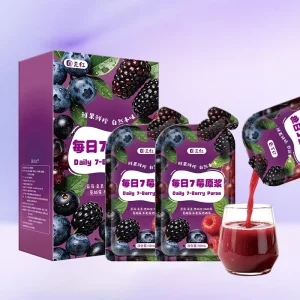 Daily Seven Berries Original Juice Puree NFC500ML Bottle Compound OEM Manufacturer HACCP ISO