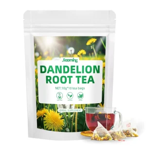 Dandelion Root Tea Bags 100g Sugar Free Caffeine Free Premium Grade Cold Brew Herbal Tea 20 count for Liver Detox Digestive