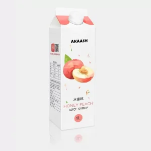 Dechuang AKAASH 1L Liquid Juicy Peach Fruit Juice Syrup for Milk Tea Shop Special