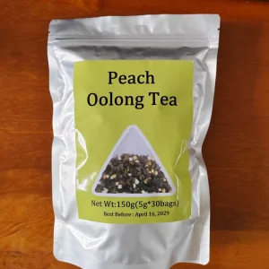 Degradable Corn Fiber 3g*30 Bags Peach Oolong Tea Specialty Health Tea in Triangle Tea Bag