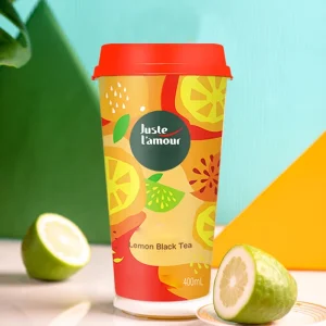 Delicious Low Sweet Fruit Infused Lemon Black Tea Drink For Outdoor Picnic Hydration