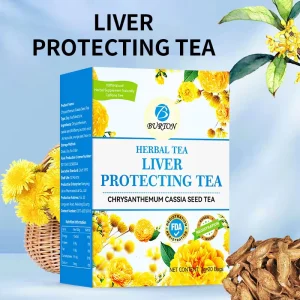 Detox Tea for Liver Cleansing and Support Chamomile Camellia Japonica Natural Dandelion Herbal Tea for Liver & Kidney Health