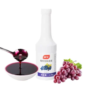 Dingquan Grape Fruit Jam Fruit Pulp Puree Bubble Tea Ingredients Grape Syrup with Granule
