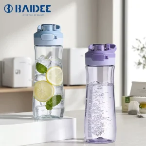 Direct Drinking Eco Friendly Smooth Sports Water Bottle BPA Free Tritan Lid Applicable