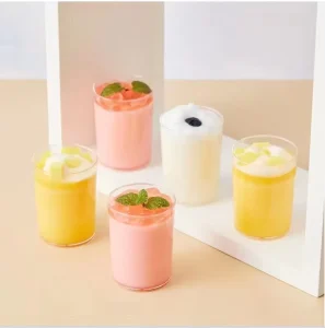 Disposable Yogurt Ice Cream Cups Mini Dessert Cups 4.9cm*6.5cm Single Wall 1000pcs Ctn MY 4965 PS Material for Cake