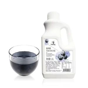 Doking Top Grade Factory Bubble Tea Ingredients Sour Plum Flavor Concentrate Fruit Syrup Fruit Juice Sour Plum Syrup