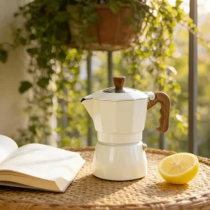 Double Valve Metal Mocha Pot Pressurized Small Household Camping Electric Coffee Boiling Extraction Pot
