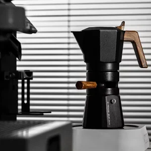 Double Valve Temperature Controlled 2 Cup Moka Pot Coffee Maker
