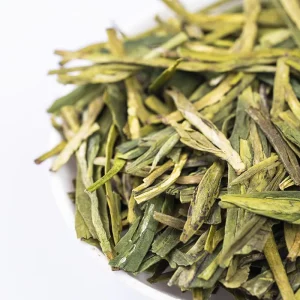 Dragon Well Longjing Chinese Green Tea Orthodox Loose Leaf Freshly Processed Packaged In Bulk Box Bag