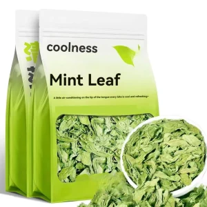 Dried Peppermint Leaf Tea Bags Refreshing Herbal 50g Bulk Pack Portable 1 Year Shelf Life OEM/ODM