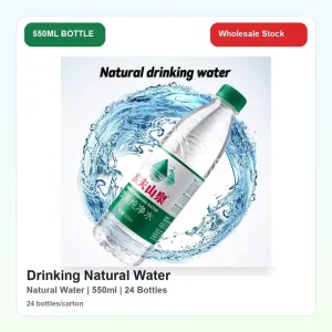 Drinking Natural Water 550ml Bottled Water 24 Bottles China Beverage