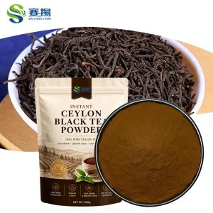 EU&NOP Organic Instant Black Tea Powder Sri Lanka Black Tea Water Soluble Black Tea Powder Ceylon Black Tea Powder