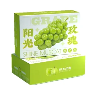 Eco Friendly Paper Fruit Corrugated Board Fresh Grape Fruit and Vegetable Packaging Box