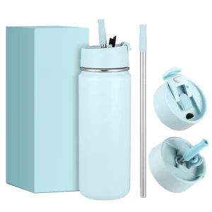 Eco-friendly Sports Vacuum Flask Customized Logo Color Insulated Stainless Steel Water Bottles