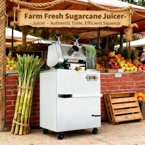 Electric Commercial Automatic Sugarcane Juicer Machine with Motor