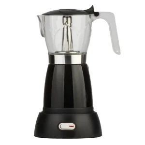Electric Mocha Coffee Pot Black Espresso Maker Moka Musa Stove Top Coffee Maker